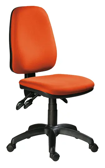 333 ASYN židle kancelářská, látka BO BONDAI BN19 (3012) - látka oranžová